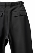 画像をギャラリービューアに読み込む, TARO HORIUCHI / th products Claude / Italian military / wool gabardine (black)
