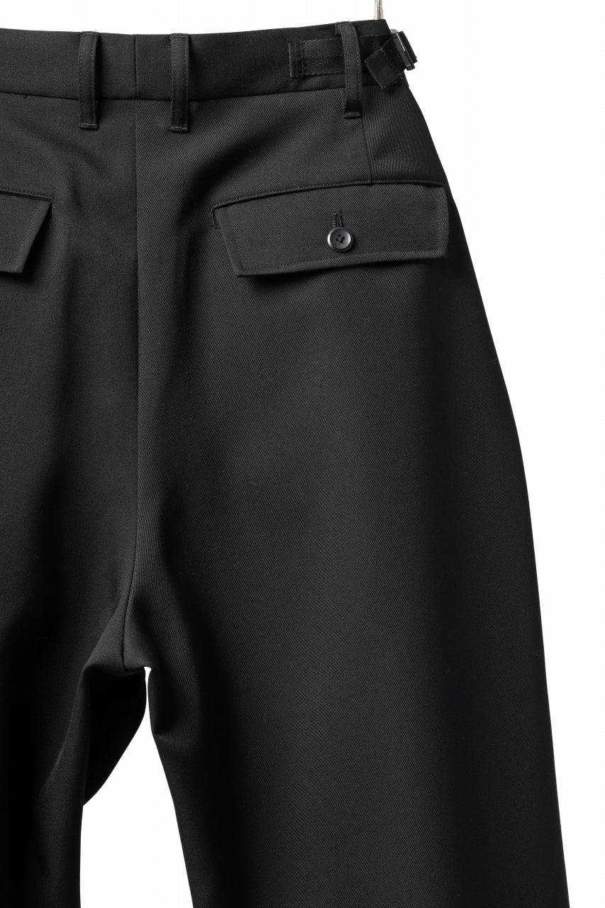 画像をギャラリービューアに読み込む, TARO HORIUCHI / th products Claude / Italian military / wool gabardine (black)