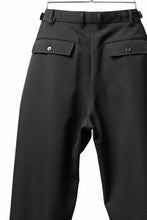 画像をギャラリービューアに読み込む, TARO HORIUCHI / th products Claude / Italian military / wool gabardine (black)