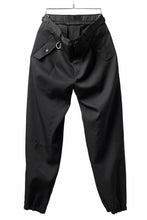 画像をギャラリービューアに読み込む, TARO HORIUCHI / th products Claude / Italian military / wool gabardine (black)