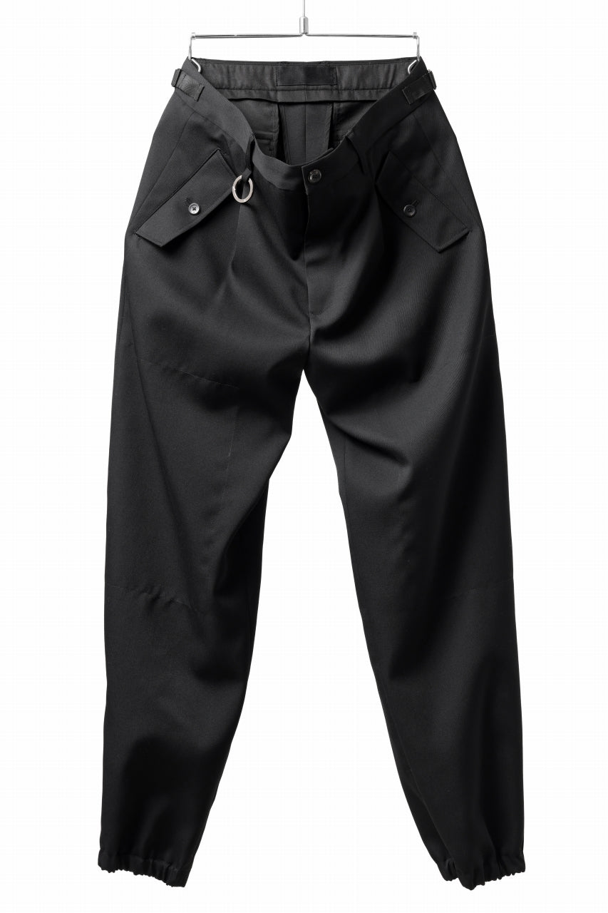 画像をギャラリービューアに読み込む, TARO HORIUCHI / th products Claude / Italian military / wool gabardine (black)