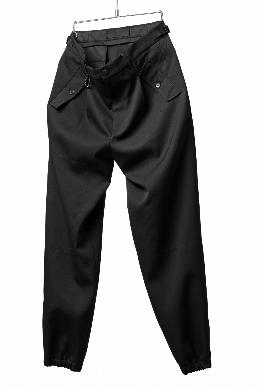 画像をギャラリービューアに読み込む, TARO HORIUCHI / th products Claude / Italian military / wool gabardine (black)