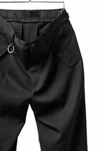 画像をギャラリービューアに読み込む, TARO HORIUCHI / th products Claude / Italian military / wool gabardine (black)