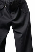 画像をギャラリービューアに読み込む, TARO HORIUCHI / th products Claude / Italian military / wool gabardine (black)