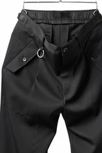 画像をギャラリービューアに読み込む, TARO HORIUCHI / th products Claude / Italian military / wool gabardine (black)