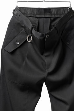 画像をギャラリービューアに読み込む, TARO HORIUCHI / th products Claude / Italian military / wool gabardine (black)