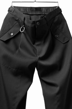 画像をギャラリービューアに読み込む, TARO HORIUCHI / th products Claude / Italian military / wool gabardine (black)