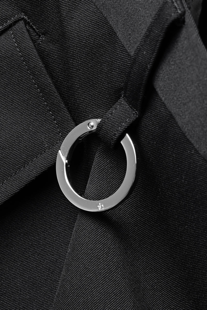 画像をギャラリービューアに読み込む, TARO HORIUCHI / th products Claude / Italian military / wool gabardine (black)