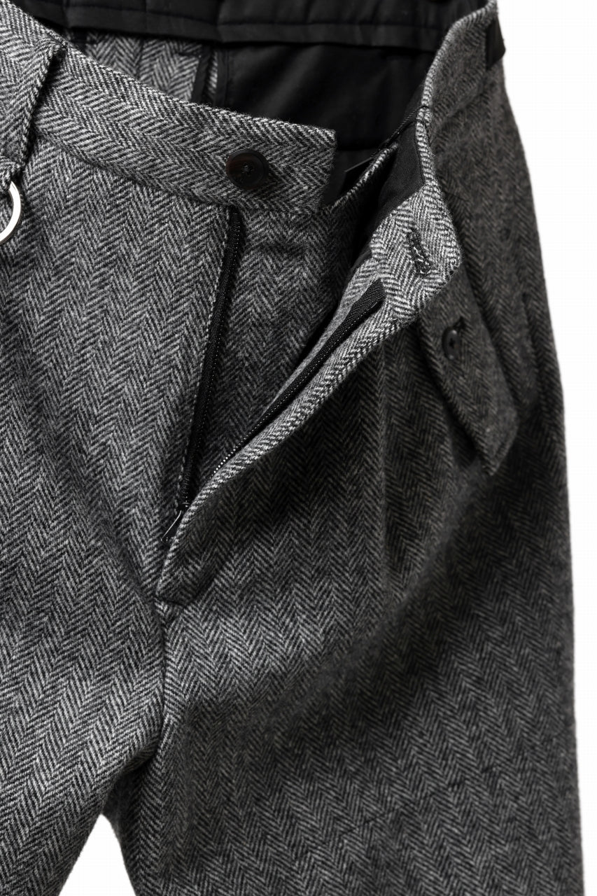 画像をギャラリービューアに読み込む, TARO HORIUCHI / th products Claude / Italian military / herringbone tweed (gray)