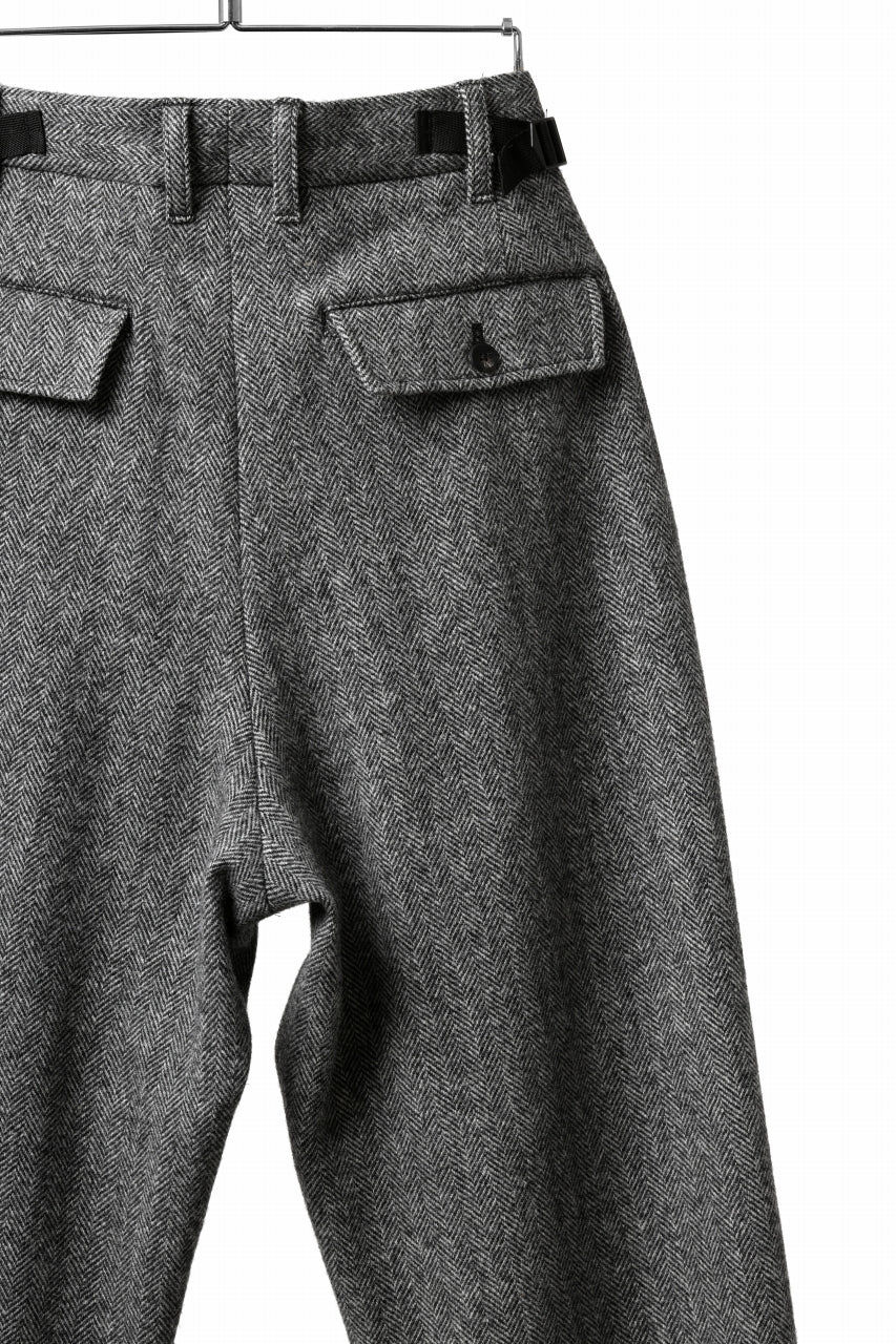 画像をギャラリービューアに読み込む, TARO HORIUCHI / th products Claude / Italian military / herringbone tweed (gray)