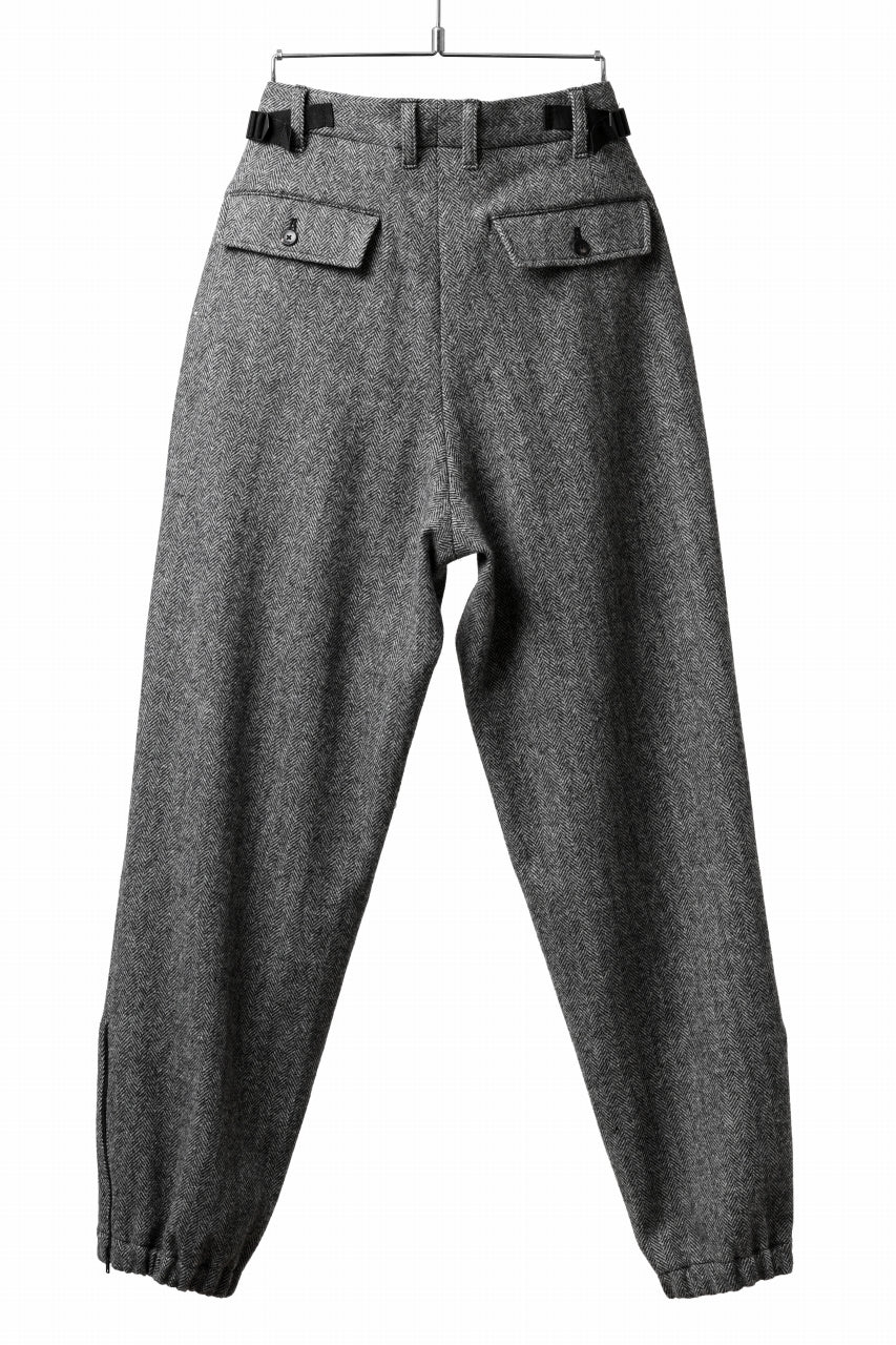 画像をギャラリービューアに読み込む, TARO HORIUCHI / th products Claude / Italian military / herringbone tweed (gray)