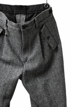 画像をギャラリービューアに読み込む, TARO HORIUCHI / th products Claude / Italian military / herringbone tweed (gray)