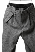 画像をギャラリービューアに読み込む, TARO HORIUCHI / th products Claude / Italian military / herringbone tweed (gray)