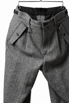 画像をギャラリービューアに読み込む, TARO HORIUCHI / th products Claude / Italian military / herringbone tweed (gray)