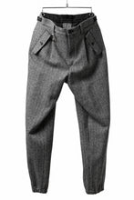 画像をギャラリービューアに読み込む, TARO HORIUCHI / th products Claude / Italian military / herringbone tweed (gray)