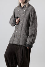 画像をギャラリービューアに読み込む, YUTA MATSUOKA double jacket / double weave cotton wool linen (brown)