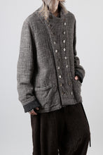 画像をギャラリービューアに読み込む, YUTA MATSUOKA double jacket / double weave cotton wool linen (brown)