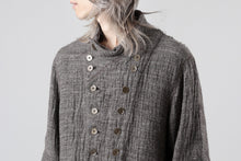 画像をギャラリービューアに読み込む, YUTA MATSUOKA double jacket / double weave cotton wool linen (brown)