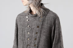 画像をギャラリービューアに読み込む, YUTA MATSUOKA double jacket / double weave cotton wool linen (brown)