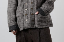 画像をギャラリービューアに読み込む, YUTA MATSUOKA double jacket / double weave cotton wool linen (brown)