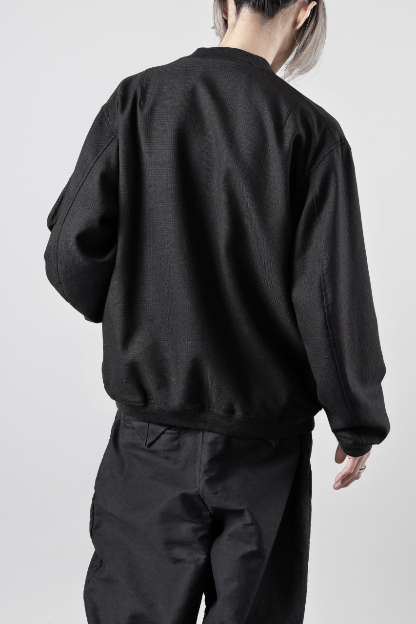 Load image into Gallery viewer, KLASICA FL-PC FLIGHT JACKET / REPULSION NIGHT GLEN CHECK WOOL (SHADOW CHECK)