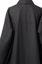 Load image into Gallery viewer, KLASICA SAULT FOLK DOUBLE BREASTED OVER COAT / REPULSION NIGHT GLEN CHECK WOOL (SHADOW CHECK)
