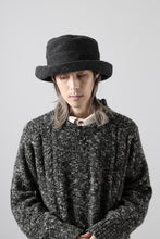 Load image into Gallery viewer, KLASICA CURVE BRIM VOLUME HAT / WOOL x ALPACA PILE (REVERSE PUFF)