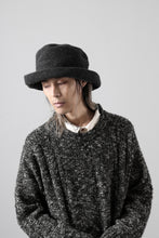Load image into Gallery viewer, KLASICA CURVE BRIM VOLUME HAT / WOOL x ALPACA PILE (REVERSE PUFF)