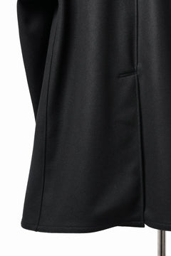 Load image into Gallery viewer, KLASICA GHOST SIMPLE COAT / SUPER 100's AVIATOR MELTON WOOL (BLACK)