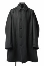 Load image into Gallery viewer, KLASICA GHOST SIMPLE COAT / SUPER 100's AVIATOR MELTON WOOL (BLACK)