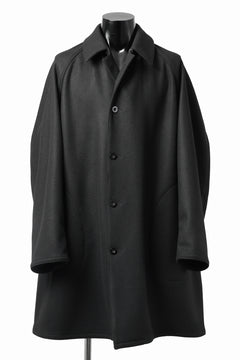 Load image into Gallery viewer, KLASICA GHOST SIMPLE COAT / SUPER 100's AVIATOR MELTON WOOL (BLACK)