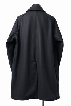Load image into Gallery viewer, KLASICA GHOST SIMPLE COAT / SUPER 100's AVIATOR MELTON WOOL (BLACK)