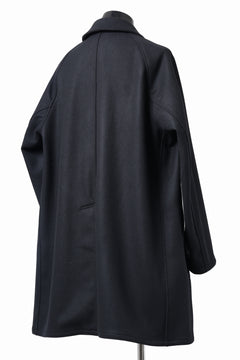Load image into Gallery viewer, KLASICA GHOST SIMPLE COAT / SUPER 100's AVIATOR MELTON WOOL (BLACK)