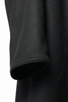 Load image into Gallery viewer, KLASICA GHOST SIMPLE COAT / SUPER 100's AVIATOR MELTON WOOL (BLACK)