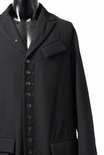 Load image into Gallery viewer, KLASICA SIGLO 10 BUTTONS OLD COAT / COMPRESSION GABARDINE WOOL (BLACK)