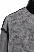 画像をギャラリービューアに読み込む, KLASICA ASLEEP LOOSE PULL OVER / GRAINY PRINT BACK SIDE FLEECE (GREIGE)