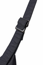 Load image into Gallery viewer, KLASICA BIVOUAC RIBBON SHOULDER BAG / SURPHER DYED MOLE SKIN (DEEP SEA)