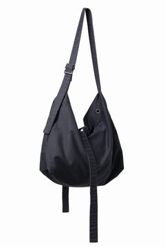 Load image into Gallery viewer, KLASICA BIVOUAC RIBBON SHOULDER BAG / SURPHER DYED MOLE SKIN (DEEP SEA)