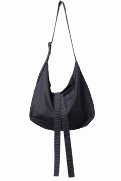 Load image into Gallery viewer, KLASICA BIVOUAC RIBBON SHOULDER BAG / SURPHER DYED MOLE SKIN (DEEP SEA)