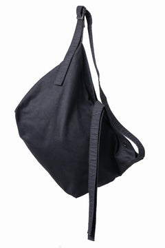 Load image into Gallery viewer, KLASICA BIVOUAC RIBBON SHOULDER BAG / SURPHER DYED MOLE SKIN (DEEP SEA)