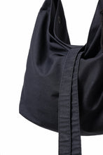 Load image into Gallery viewer, KLASICA BIVOUAC RIBBON SHOULDER BAG / SURPHER DYED MOLE SKIN (DEEP SEA)
