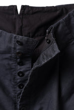 Load image into Gallery viewer, KLASICA SABRON CONSTRUCTED TROUSERS / SURPHER DYED MOLE SKIN (DEEP SEA)