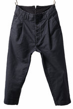 Load image into Gallery viewer, KLASICA SABRON CONSTRUCTED TROUSERS / SURPHER DYED MOLE SKIN (DEEP SEA)
