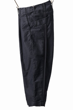 Load image into Gallery viewer, KLASICA SABRON CONSTRUCTED TROUSERS / SURPHER DYED MOLE SKIN (DEEP SEA)