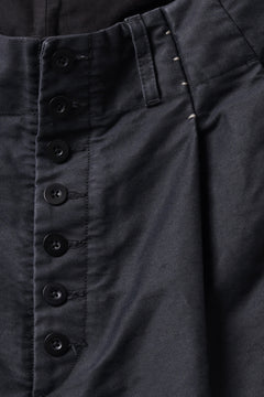 Load image into Gallery viewer, KLASICA SABRON CONSTRUCTED TROUSERS / SURPHER DYED MOLE SKIN (DEEP SEA)