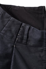 Load image into Gallery viewer, KLASICA SABRON CONSTRUCTED TROUSERS / SURPHER DYED MOLE SKIN (DEEP SEA)