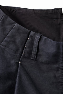 Load image into Gallery viewer, KLASICA SABRON CONSTRUCTED TROUSERS / SURPHER DYED MOLE SKIN (DEEP SEA)