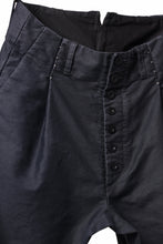 Load image into Gallery viewer, KLASICA SABRON CONSTRUCTED TROUSERS / SURPHER DYED MOLE SKIN (DEEP SEA)