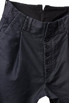 Load image into Gallery viewer, KLASICA SABRON CONSTRUCTED TROUSERS / SURPHER DYED MOLE SKIN (DEEP SEA)
