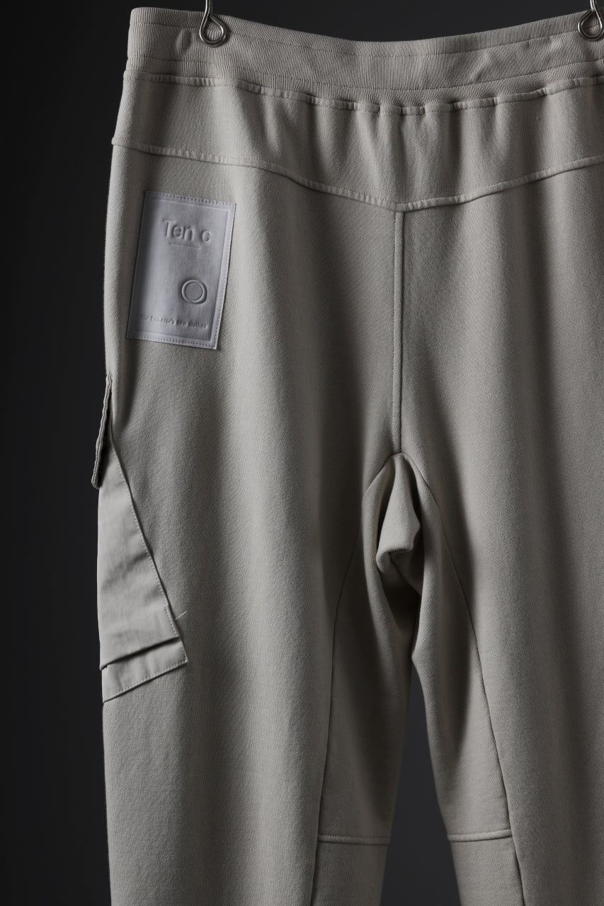 画像をギャラリービューアに読み込む, Ten c SWEAT PANTS / GARMENT DYED DIRECT FIXED DIAGONAL FLEECE + OJJ 11oz (BEIGE)